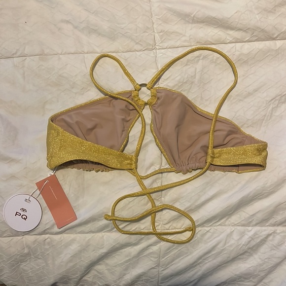PQ swim “Gold coast top” NWT Medium - Picture 3 of 3